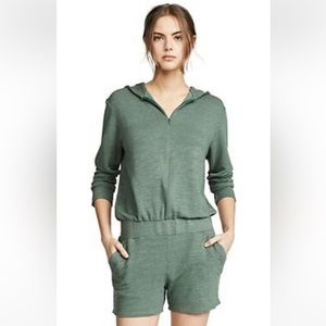 Brand new Monrow Jumpsuit with hood